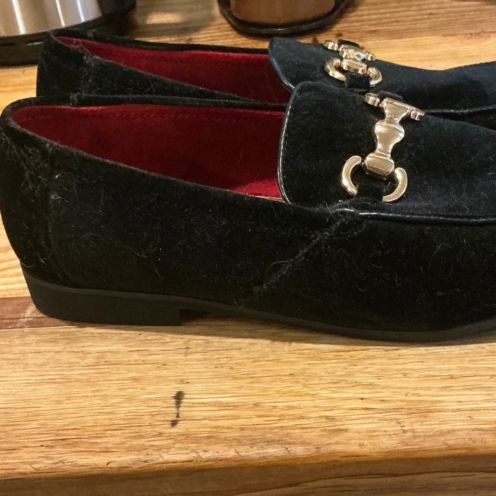Men's Velvet Slip On Loafers Slipper Cocktail Dress Shoes Horse bit Size 10